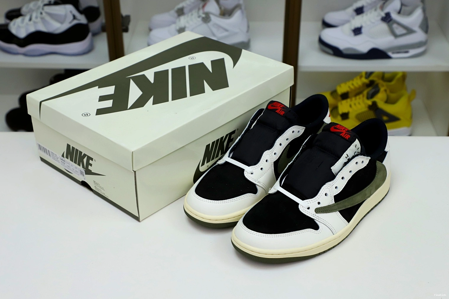 JORDAN NIKE 1 “Olive” AIR X SCOTT LOW TRAVIS OG 1229